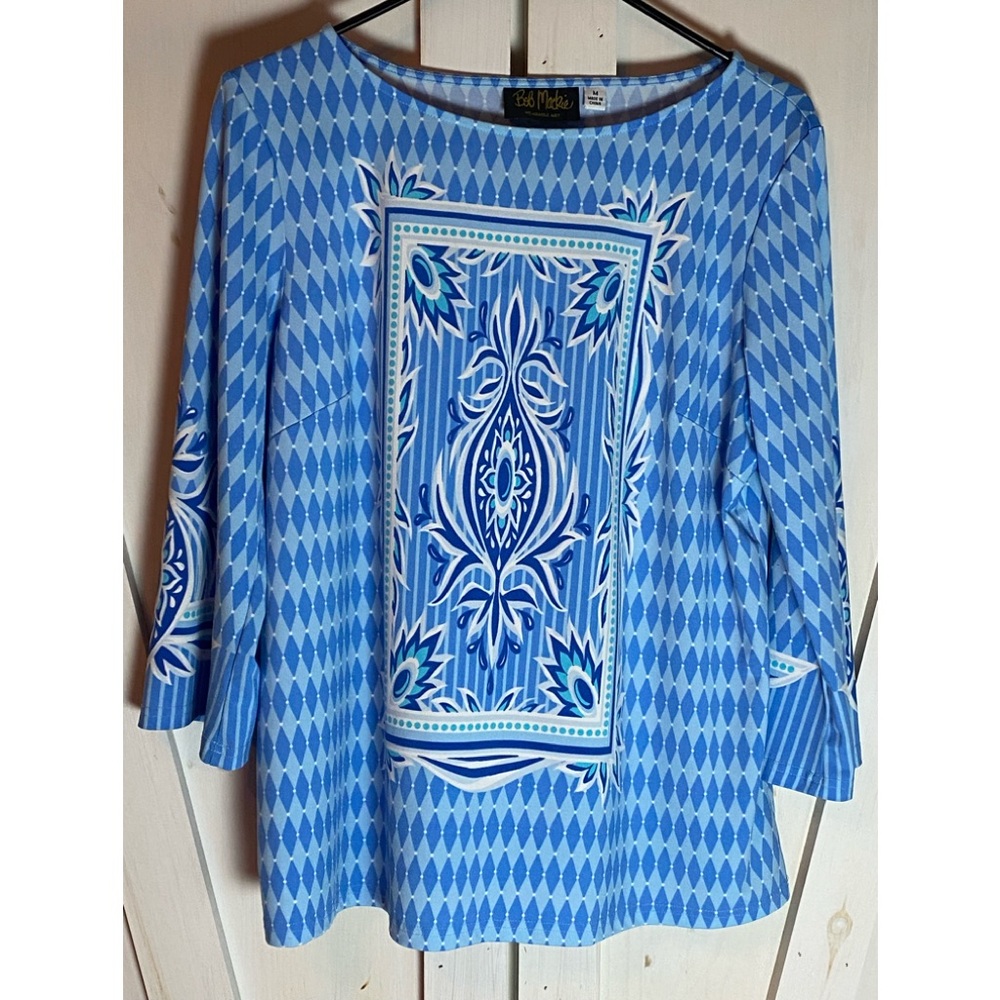 Bob Mackie Wearable Art Knit Top